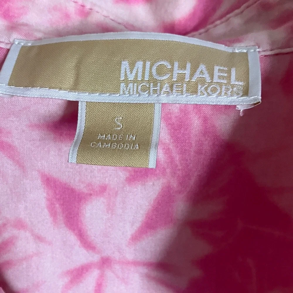 MICHAEL Michael Kors Pink Floral Blouse - Picture 2 of 5